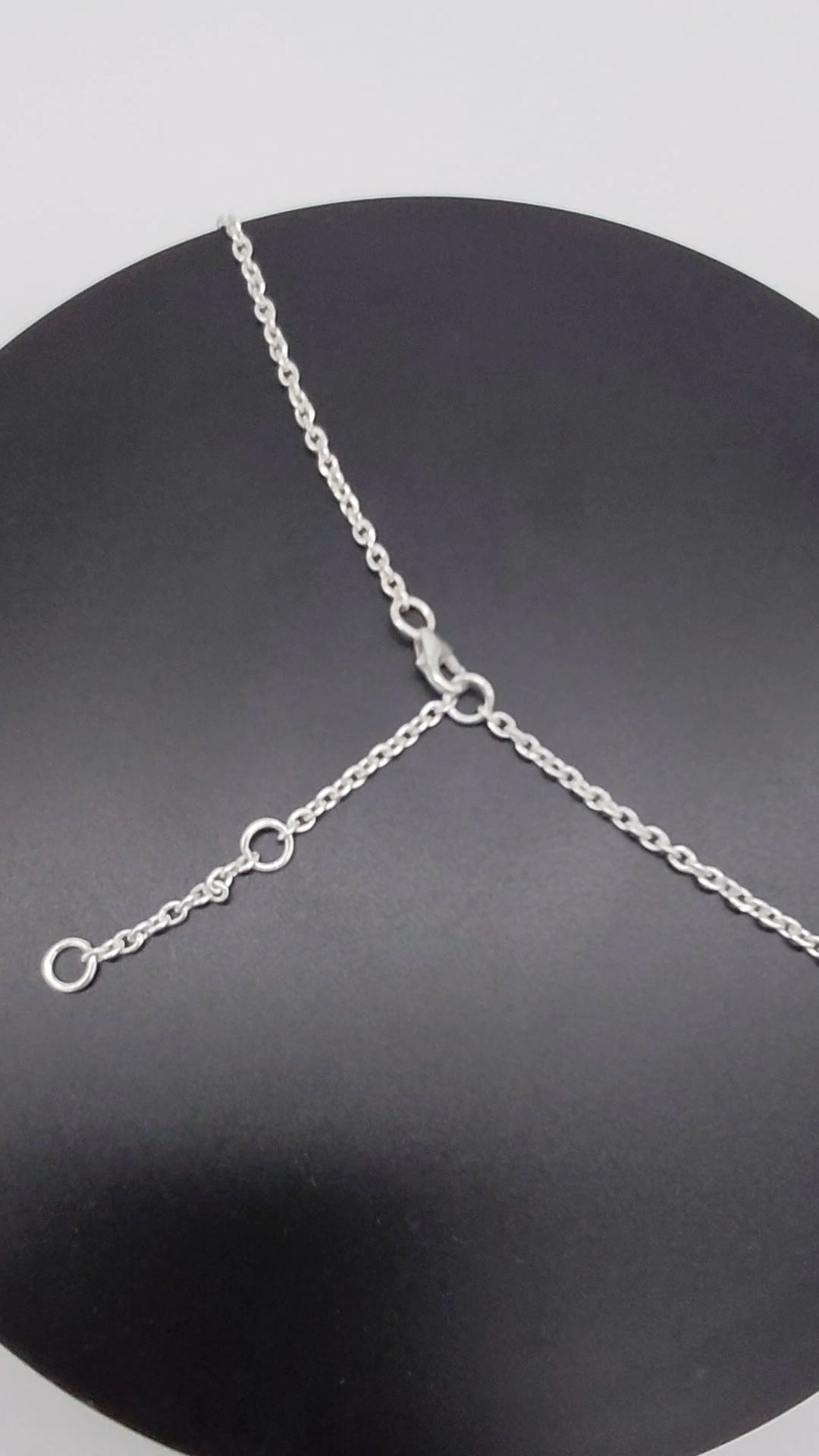 Heart Shaped Multi Drop Sterling Silver Necklace
