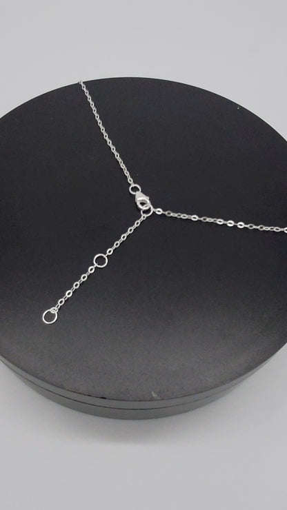Graduating Fancy Sterling Silver Necklace 