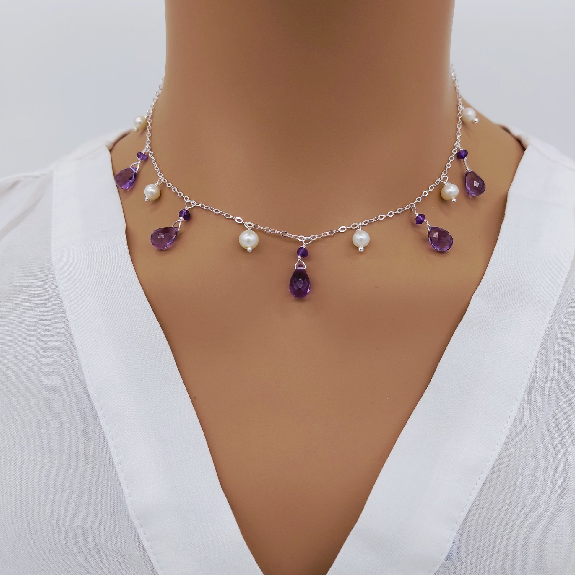 Graduating Fancy Sterling Silver Necklace 